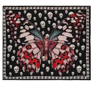 Authentic Alexander Mcqueen Giant Butterfly & Skull